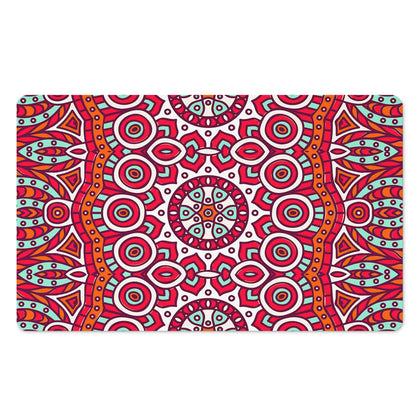 Vintage Indian Mandala Print Polyester Doormat