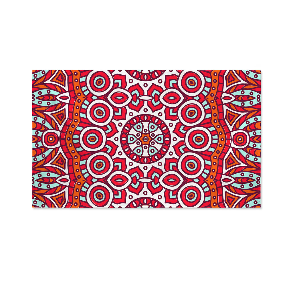 Vintage Indian Mandala Print Polyester Flag