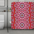 Vintage Indian Mandala Print Polyester Shower Curtain