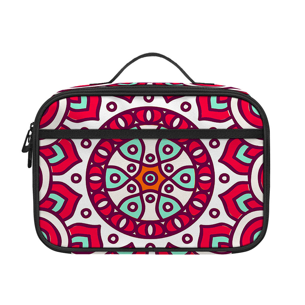Vintage Indian Mandala Print Portable Lunch Bag