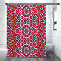 Vintage Indian Mandala Print Premium Shower Curtain
