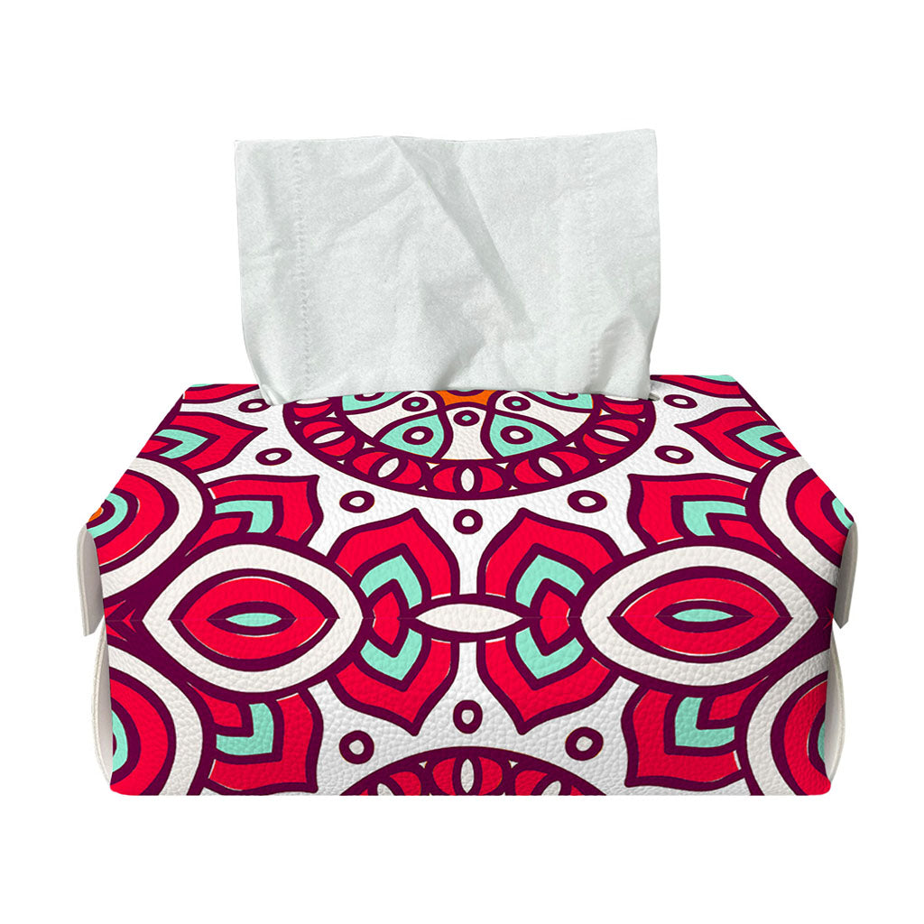 Vintage Indian Mandala Print Rectangle Tissue Box Cover