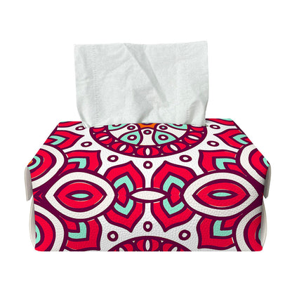 Vintage Indian Mandala Print Rectangle Tissue Box Cover