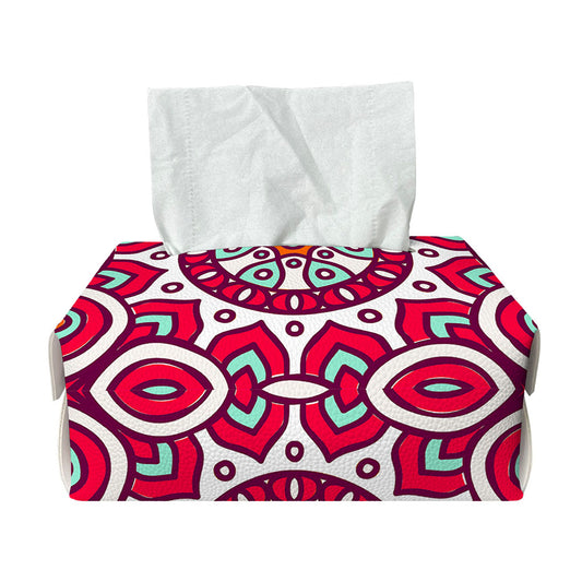 Vintage Indian Mandala Print Rectangle Tissue Box Cover