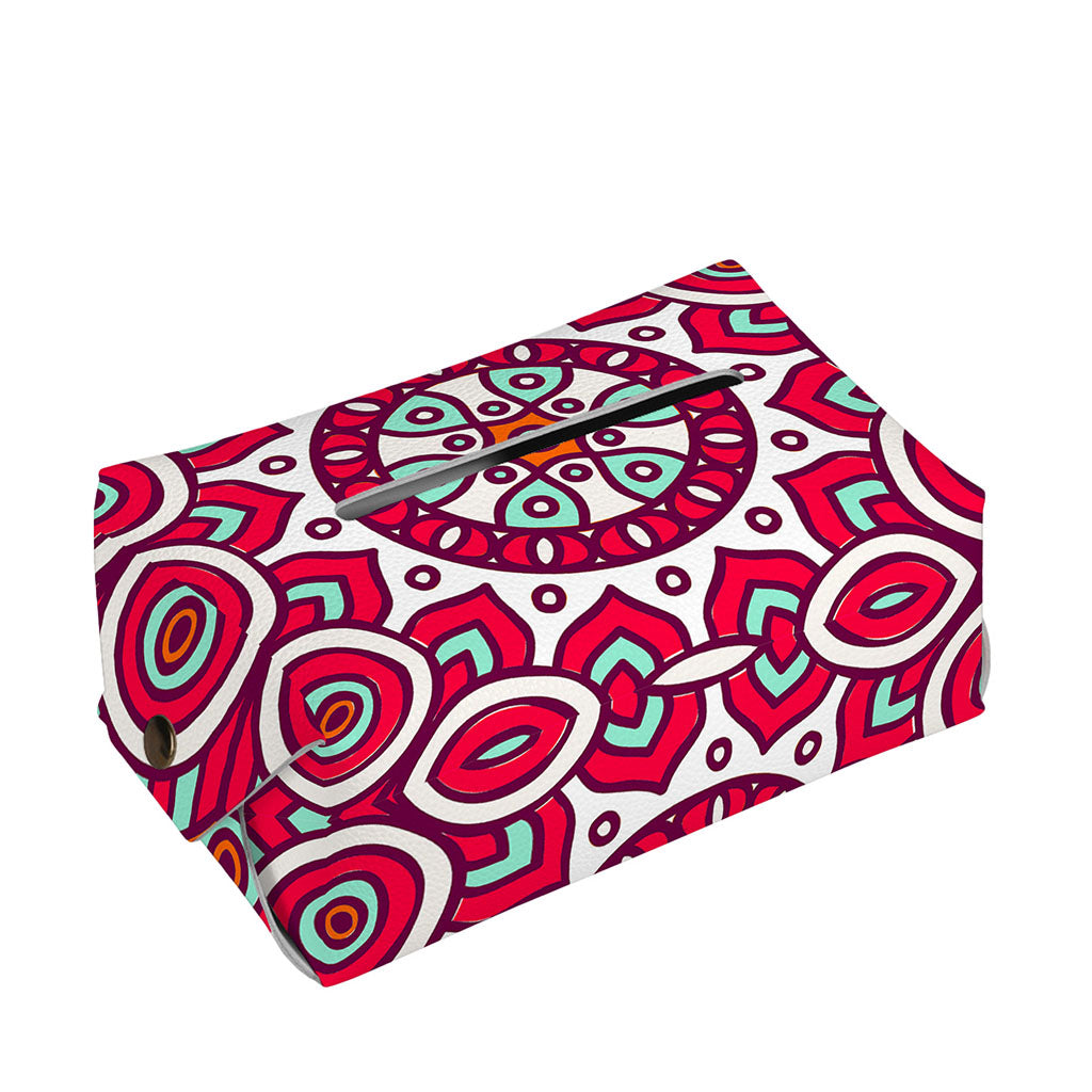 Vintage Indian Mandala Print Rectangle Tissue Box Cover