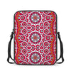 Vintage Indian Mandala Print Rectangular Crossbody Bag