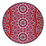 Vintage Indian Mandala Print Round Floor Mat
