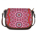 Vintage Indian Mandala Print Saddle Bag
