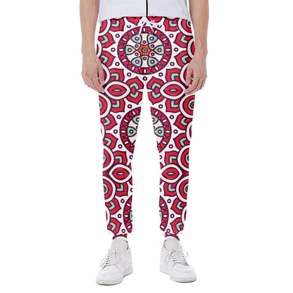 Vintage Indian Mandala Print Scuba Joggers