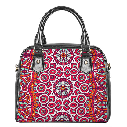 Vintage Indian Mandala Print Shoulder Handbag