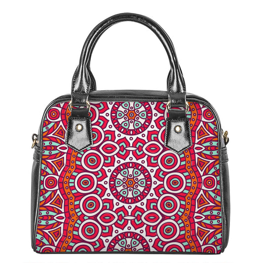 Vintage Indian Mandala Print Shoulder Handbag