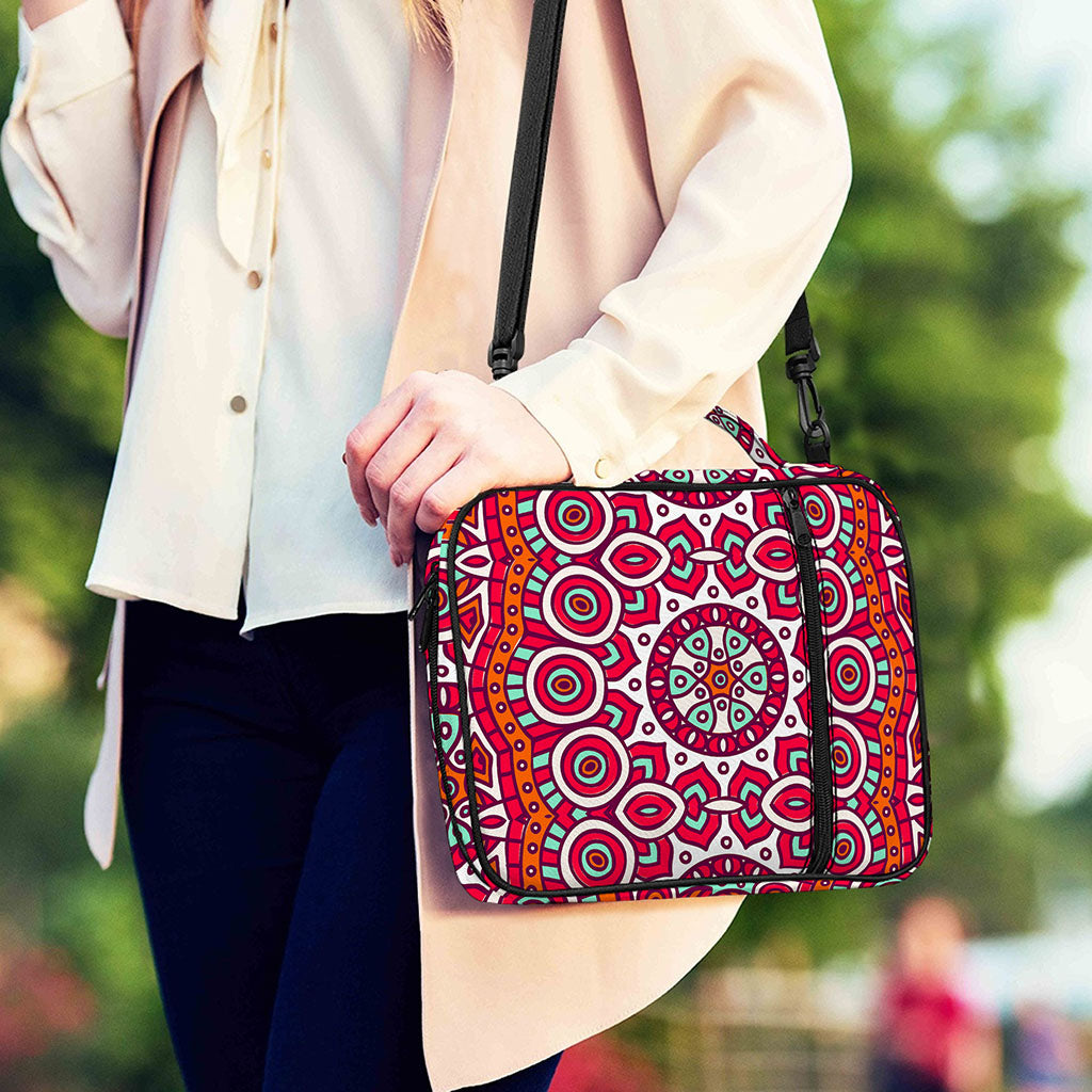 Vintage Indian Mandala Print Shoulder Strap Bible Bag