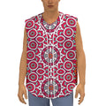 Vintage Indian Mandala Print Sleeveless Baseball Jersey