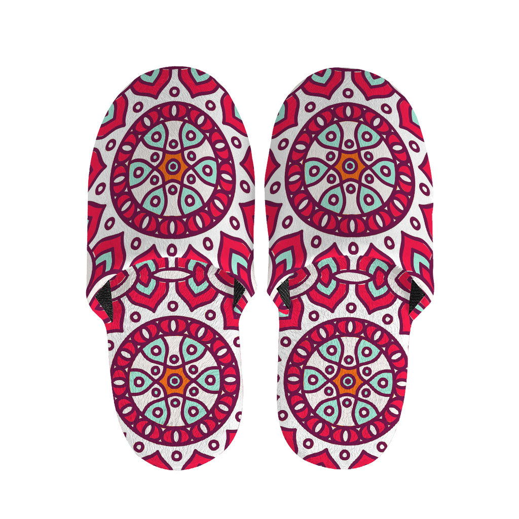 Vintage Indian Mandala Print Slippers