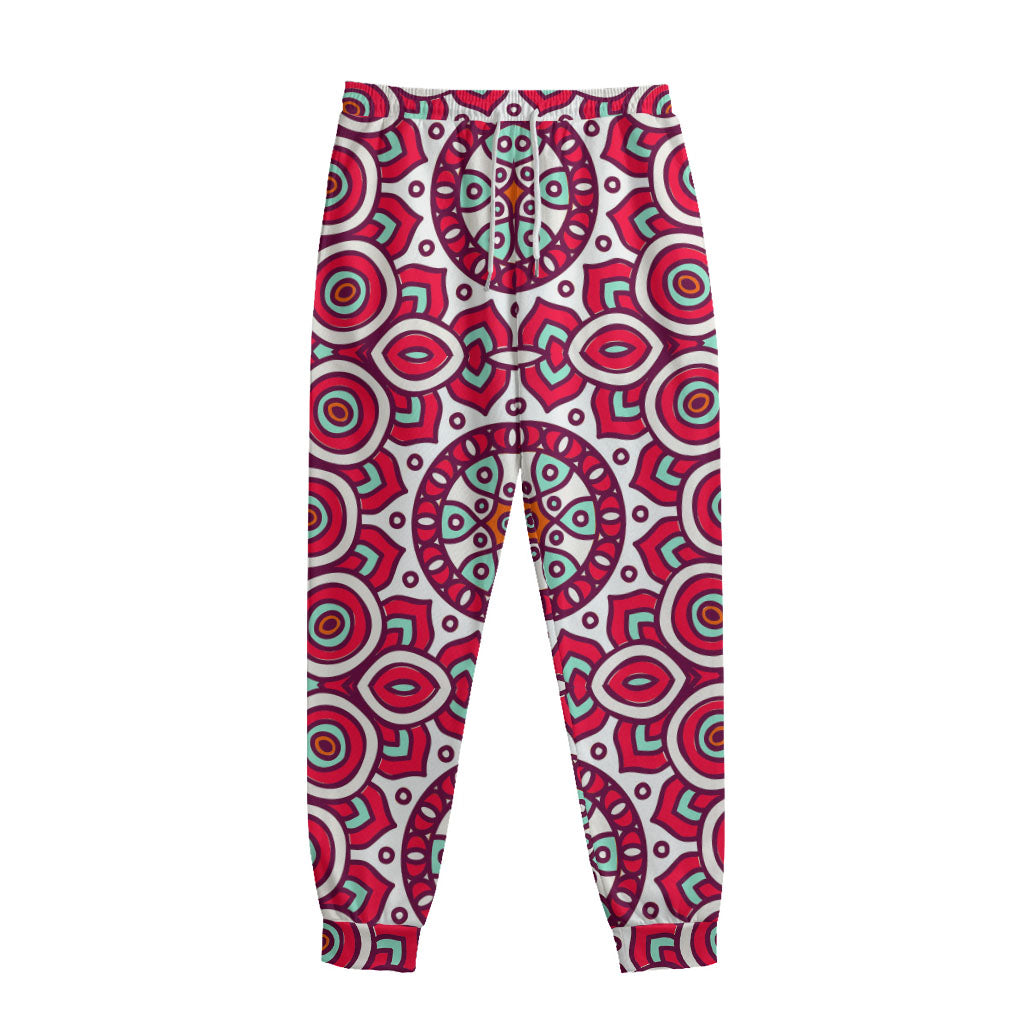 Vintage Indian Mandala Print Sweatpants