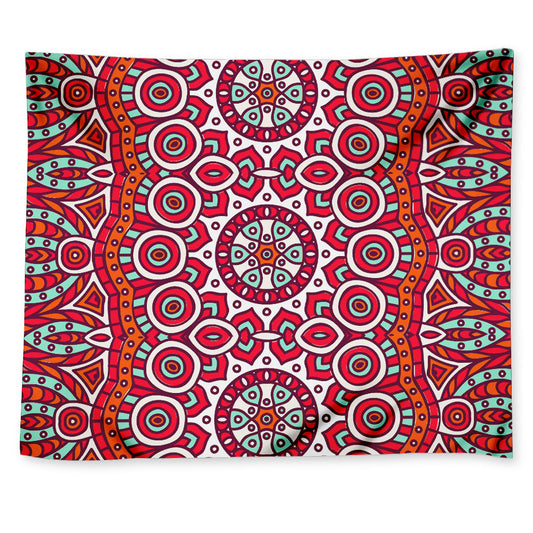 Vintage Indian Mandala Print Tapestry