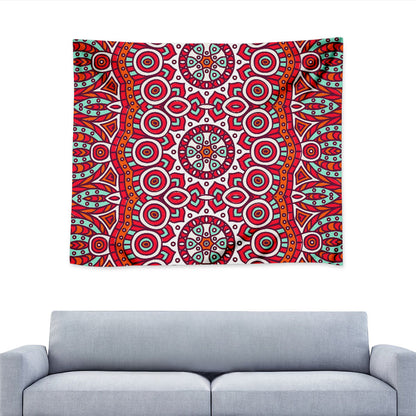 Vintage Indian Mandala Print Tapestry