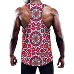 Vintage Indian Mandala Print Training Tank Top