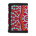 Vintage Indian Mandala Print Trifold Wallet