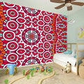 Vintage Indian Mandala Print Wall Sticker