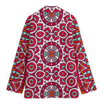 Vintage Indian Mandala Print Women's Blazer