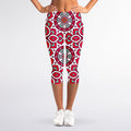 Vintage Indian Mandala Print Women's Capri Leggings