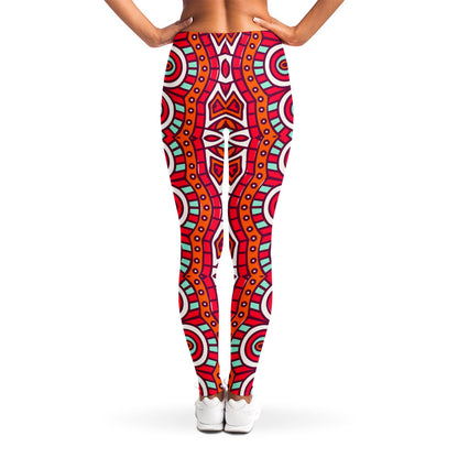 Vintage Indian Mandala Print Women's Leggings