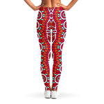 Vintage Indian Mandala Print Women's Leggings