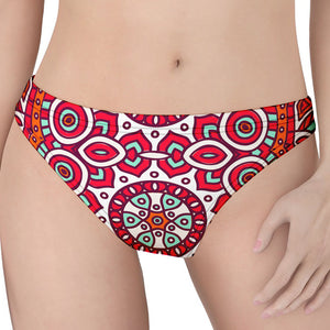 Vintage Indian Mandala Print Women's Thong