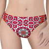 Vintage Indian Mandala Print Women's Thong