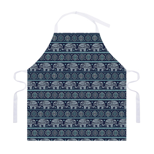 Vintage Indian Tribal Pattern Print Adjustable Apron