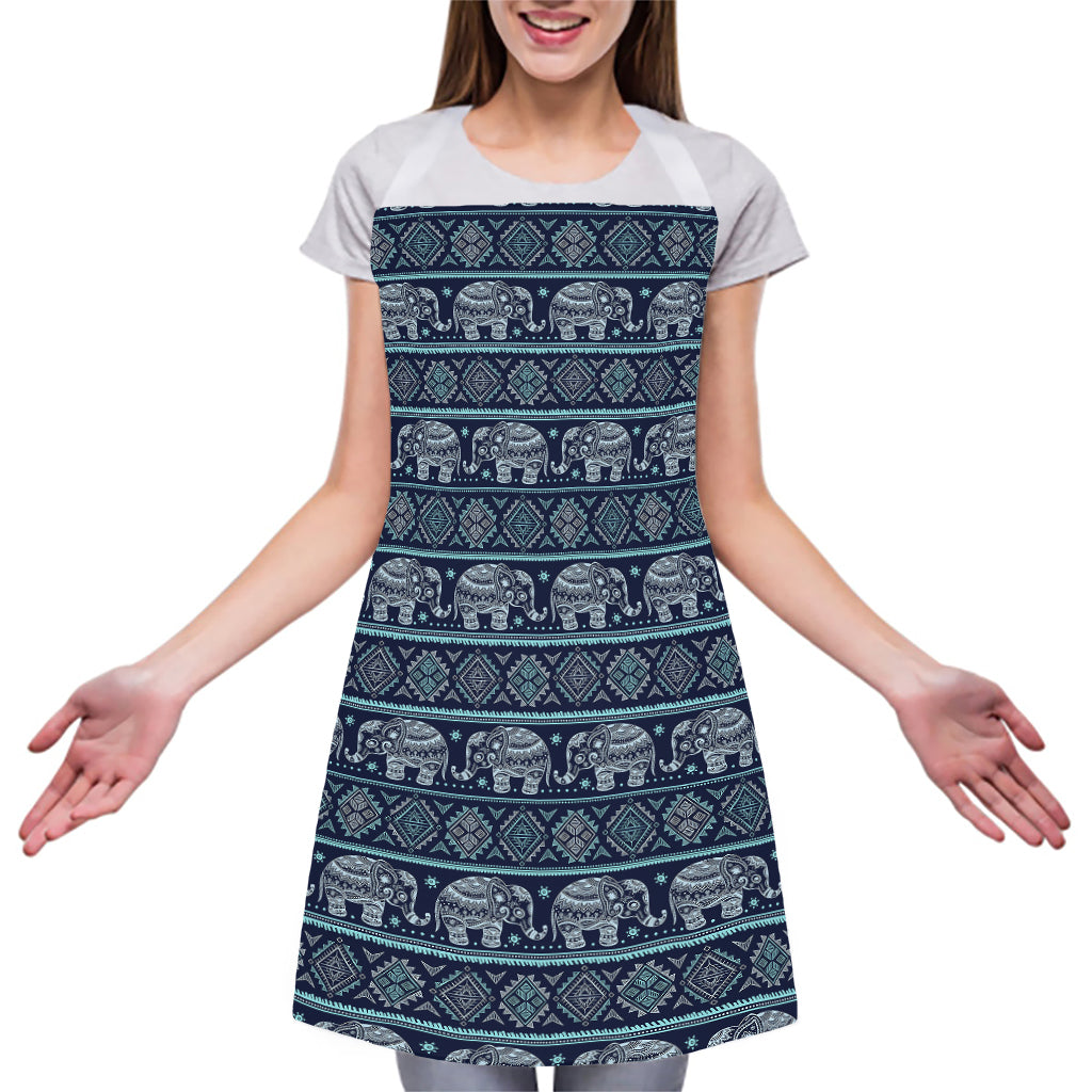 Vintage Indian Tribal Pattern Print Adjustable Apron