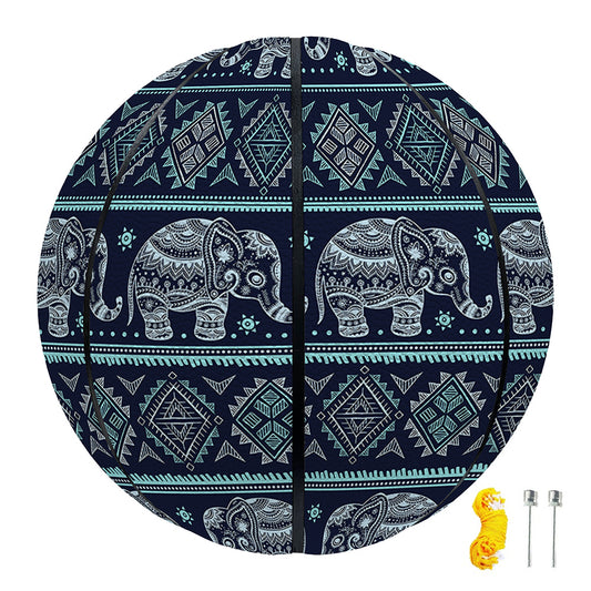 Vintage Indian Tribal Pattern Print Basketball