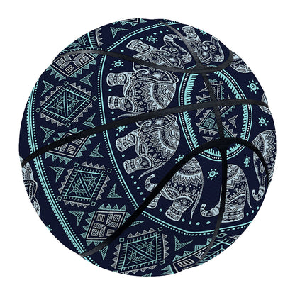 Vintage Indian Tribal Pattern Print Basketball