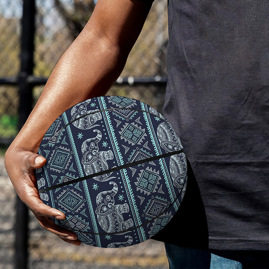 Vintage Indian Tribal Pattern Print Basketball