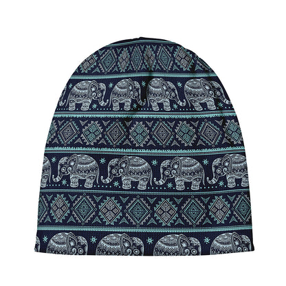 Vintage Indian Tribal Pattern Print Beanie