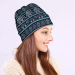 Vintage Indian Tribal Pattern Print Beanie