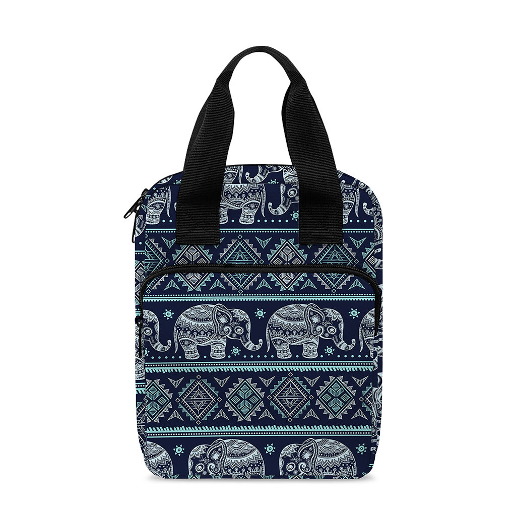Vintage Indian Tribal Pattern Print Bible Tote Bag