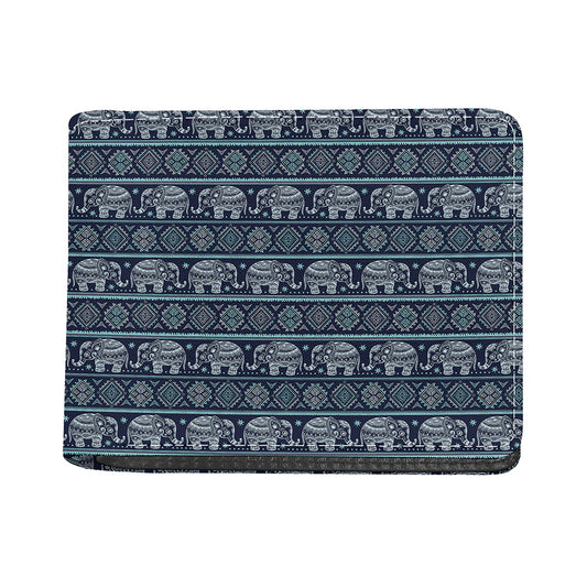 Vintage Indian Tribal Pattern Print Bifold Wallet