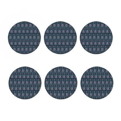 Vintage Indian Tribal Pattern Print Coaster Set