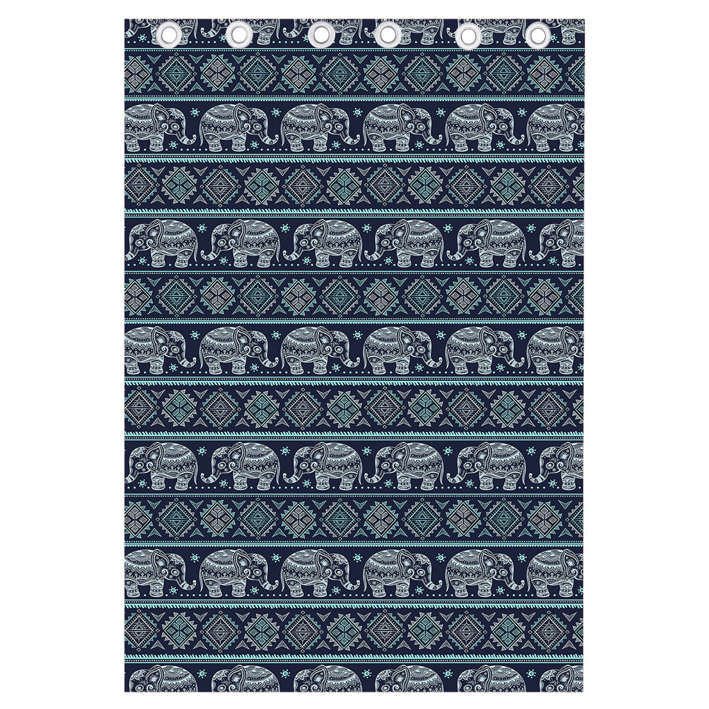 Vintage Indian Tribal Pattern Print Curtain