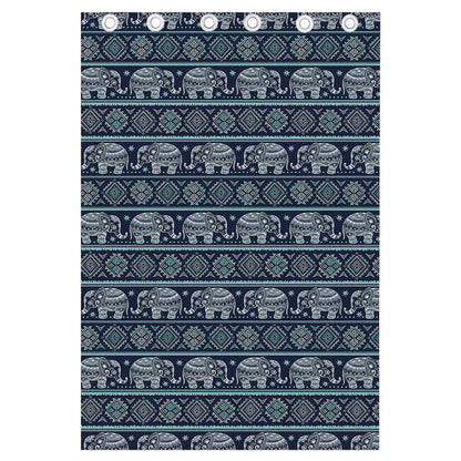 Vintage Indian Tribal Pattern Print Curtain