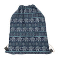 Vintage Indian Tribal Pattern Print Drawstring Bag