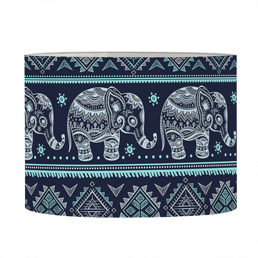 Vintage Indian Tribal Pattern Print Drum Lamp Shade