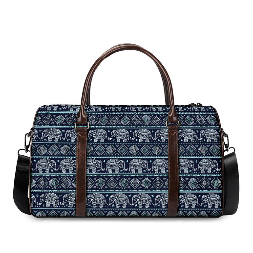 Vintage Indian Tribal Pattern Print Duffle Bag