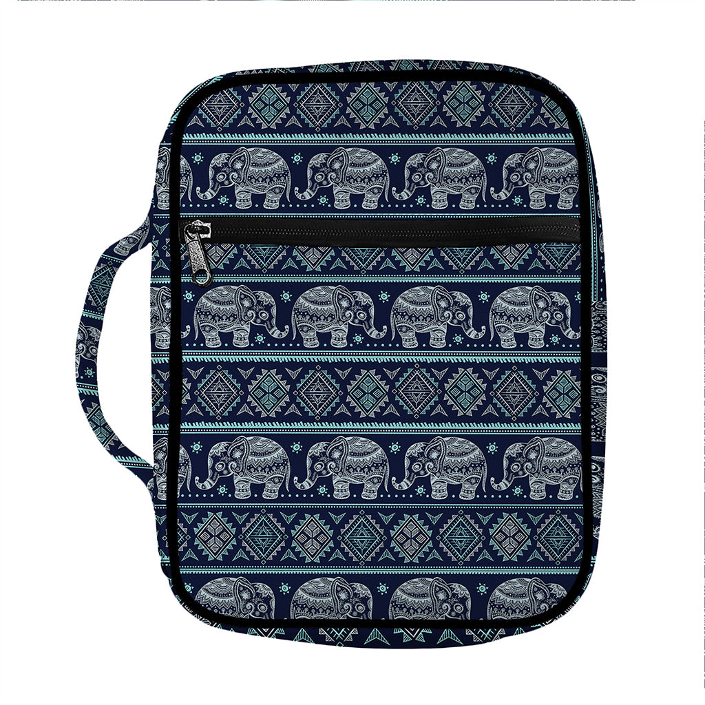 Vintage Indian Tribal Pattern Print Front Pocket Bible Bag