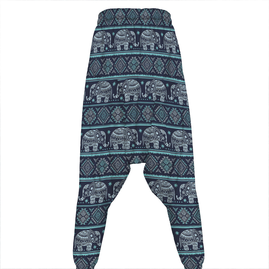 Vintage Indian Tribal Pattern Print Hammer Pants