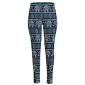 Vintage Indian Tribal Pattern Print High-Waisted Pocket Leggings