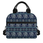 Vintage Indian Tribal Pattern Print Insulated Lunch Bag
