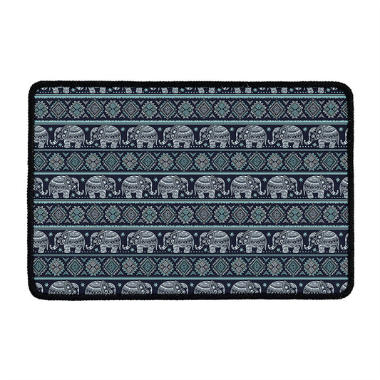 Vintage Indian Tribal Pattern Print Kitchen Mat